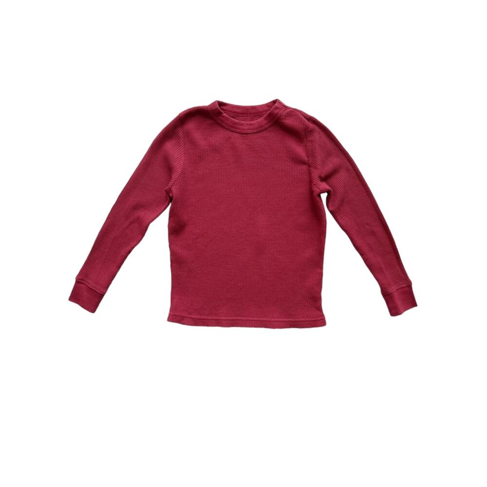 Peek Long Sleeve Waffle Knit Shirt Size 2/3